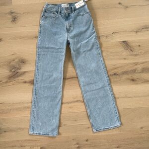 Abercrombie & Fitch High Rise Light Blue Jeans
